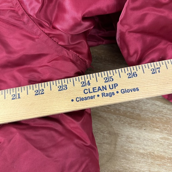 Arkansas Razorbacks Starter Jacket Mens Medium Red Satin Bomber NCAA SEC - Picture 10 of 14